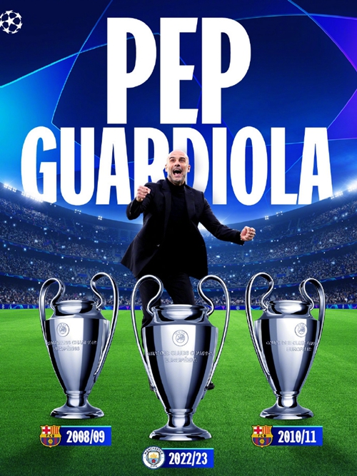 After 12 years! Guardiola wins Champions League for third time